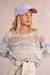 Pull tie-dye ajouré Mauve 3 - vertbaudet enfant 