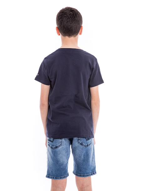 T-shirt pur coton organique nampty garçon Black+Blue+Grey+White 6 - vertbaudet enfant 