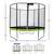 Trampoline de jardin ø 300cm + filet de sécurité + échelle - punchi 300 vert Green 3 - vertbaudet enfant 