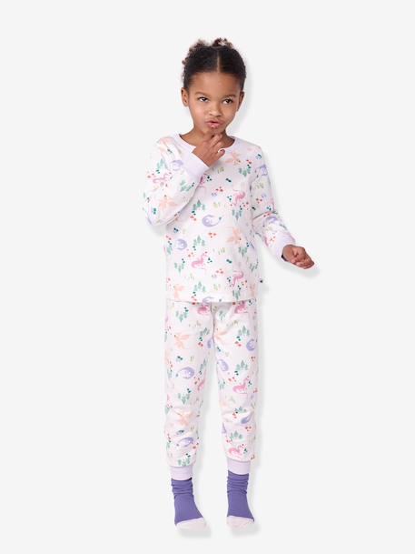 Pyjama imprimé dragons blanc 2 - vertbaudet enfant 