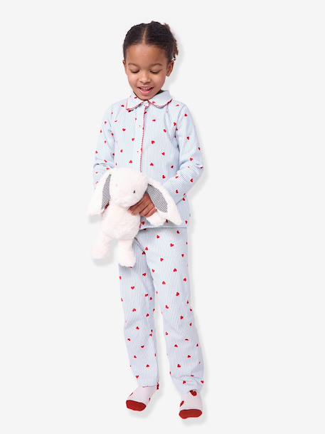 Pyjama boutonné enfant bleu clair 1 - vertbaudet enfant 