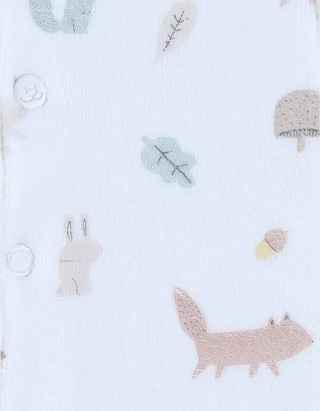 Pyjama bébé en velours à motifs White 4 - vertbaudet enfant 