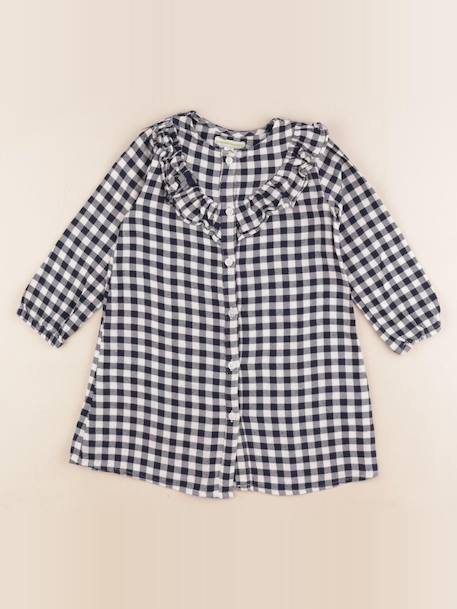 Robe - 3 ans Blanc, bleu 1 - vertbaudet enfant 