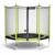 Trampoline jardin ø 300?cm + filet de sécurité - jumpi 300 - noir/vert Green 1 - vertbaudet enfant 