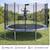 Trampoline rond ø300cm avec filet, échelle, bâche et kit d'ancrage - ralli 300 Blue 2 - vertbaudet enfant 