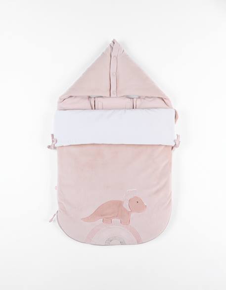 Nid d'ange popsie en veloudoux® Rose, écru 1 - vertbaudet enfant 