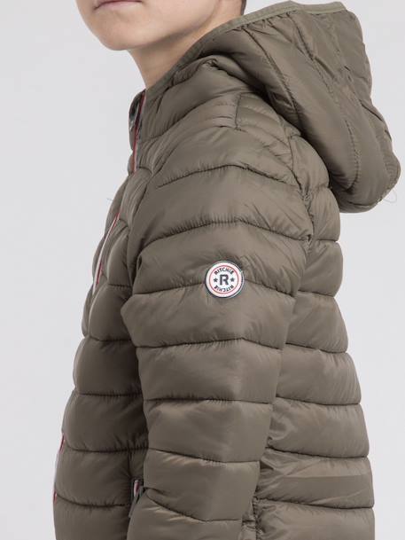 Doudoune légère capuche zilling garçon Green+Grey+Red 3 - vertbaudet enfant 