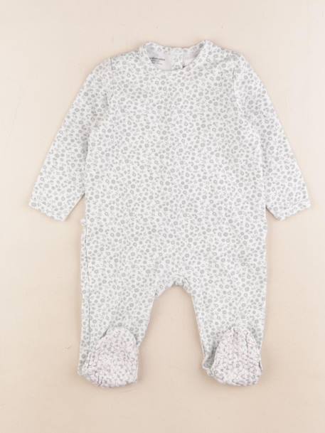 Pyjama coton - 12 mois Vert 1 - vertbaudet enfant 