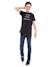 T-shirt col rond nalisto garçon Black 4 - vertbaudet enfant 