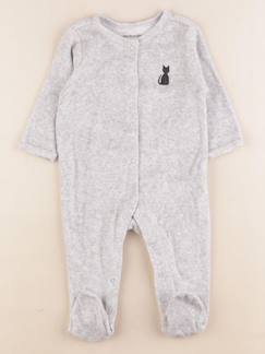 Seconde main-Fille-Pyjama, surpyjama, dors-bien-Pyjama velours - 6 mois