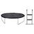 Trampoline jardin ø 250?cm + échelle + kit d'ancrage - jumpi 250 - noir/vert Green 3 - vertbaudet enfant 