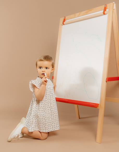 Robe avec bloomer voile de coton White 2 - vertbaudet enfant 