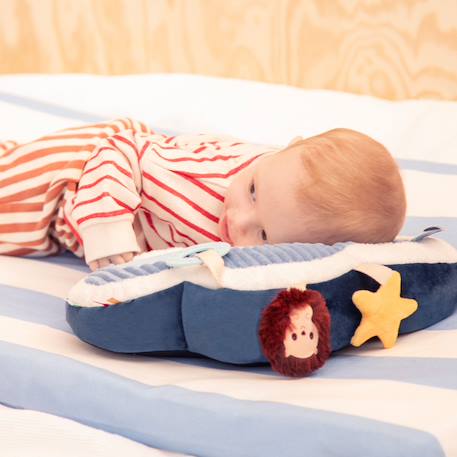 Coussin d'activités lena Bleu, écru, marron+Rose, écru, violet 3 - vertbaudet enfant 