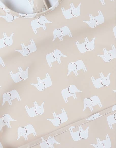 Bavoir imperméable Beige, blanc 6 - vertbaudet enfant 