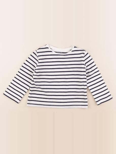 Tee-shirt - 3 ans Blanc, bleu 1 - vertbaudet enfant 
