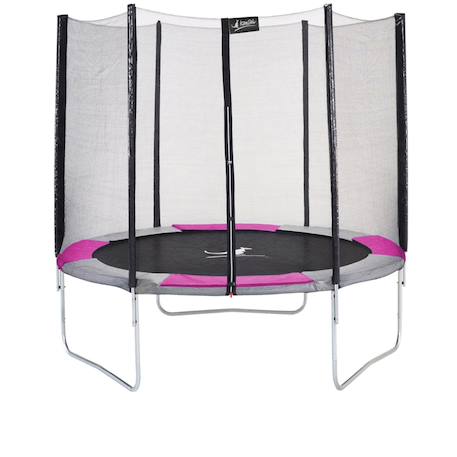 Trampoline rond ø 250cm avec filet de sécurité - ralli 250 Pink 1 - vertbaudet enfant 