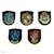 Set de 5 écussons maisons poudlard - harry potter Black 1 - vertbaudet enfant 