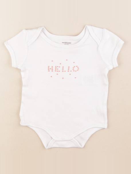 Body - 12 mois Blanc 1 - vertbaudet enfant 