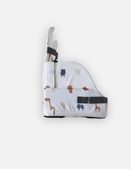Réhausseur de chaise imperméable Beige, blanc+Blanc imprimé+Bleu, blanc+Marron+Rose 9 - vertbaudet enfant 