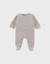 Pyjama bébé en velours brodé lapin Grey 1 - vertbaudet enfant 