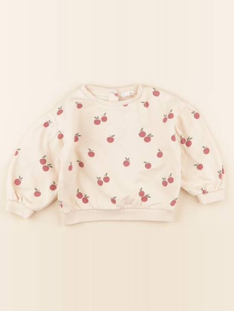 Sweat - 18 mois Beige, rouge 1 - vertbaudet enfant 