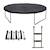 Trampoline ø 360cm + filet + échelle + bâche + kit ancrage - punchi 360 vert Green 5 - vertbaudet enfant 