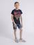 T-shirt col rond pur coton noclark garçon Blue 4 - vertbaudet enfant 