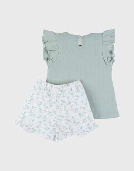 Pyjama bébé coton pointelle Green 4 - vertbaudet enfant 