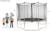 Trampoline jardin ø 430?cm + filet + échelle + bâche - jumpi 430 - taupe/vert Beige 6 - vertbaudet enfant 