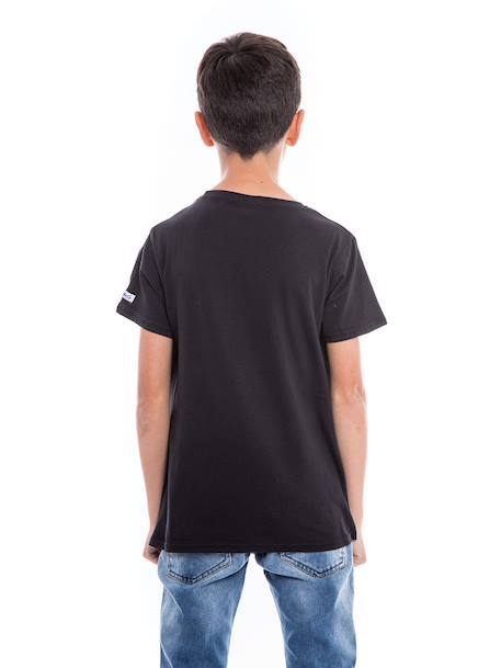 T-shirt pur coton organique nagel garçon Black+Grey 2 - vertbaudet enfant 