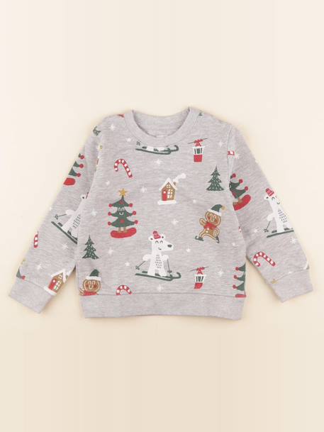 Sweat - 4 ans Gris 1 - vertbaudet enfant 