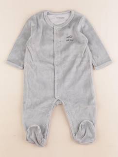 Seconde main-Garçon-Pyjama, surpyjama, dors-bien-Pyjama velours - 6 mois