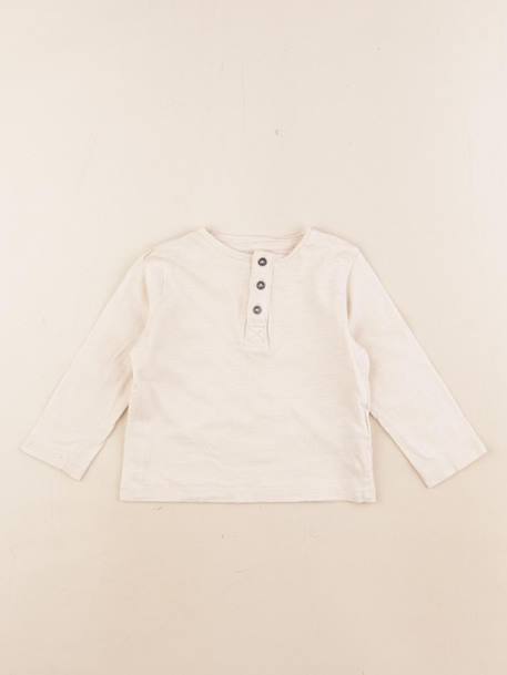 Tee-shirt - 9 mois Beige 1 - vertbaudet enfant 