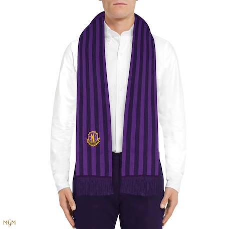 Écharpe violette académie nevermore - mercredi Purple 3 - vertbaudet enfant 