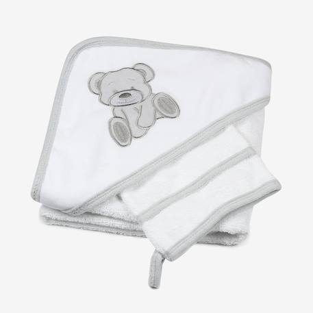 Sortie de bain bébé Blanco 1 - vertbaudet enfant 