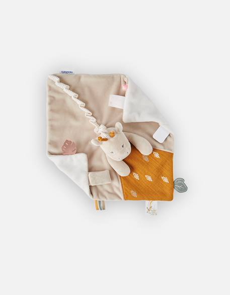 Doudou tiga en veloudoux Beige, orange 5 - vertbaudet enfant 