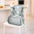 Réhausseur voyage 2 en 1 sac isotherme sushi Gris+Rose 2 - vertbaudet enfant 