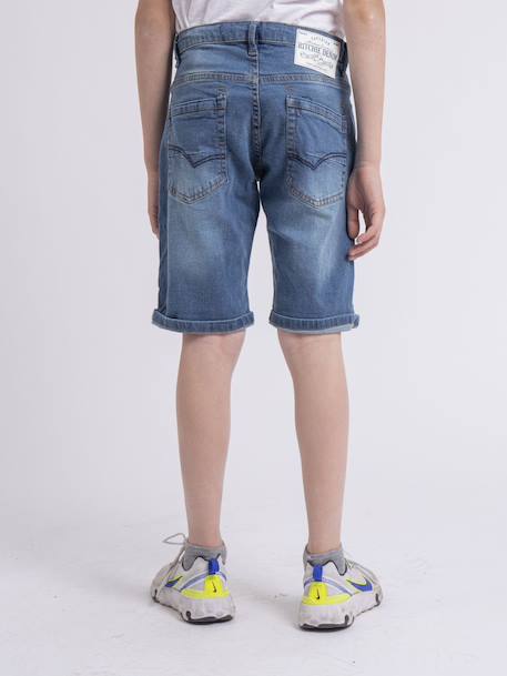 Bermuda en jean bloopy garçon Blue 2 - vertbaudet enfant 