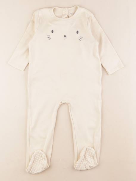 Pyjama coton - 24 mois Beige 1 - vertbaudet enfant 