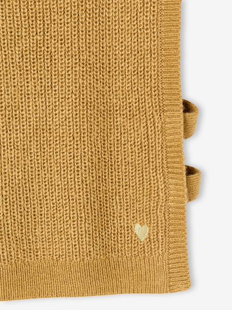 Pull fantaisie sans manche fille marine+olive 7 - vertbaudet enfant 
