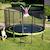 Trampoline de jardin ø 300cm + filet de sécurité + échelle - punchi 300 vert Green 5 - vertbaudet enfant 