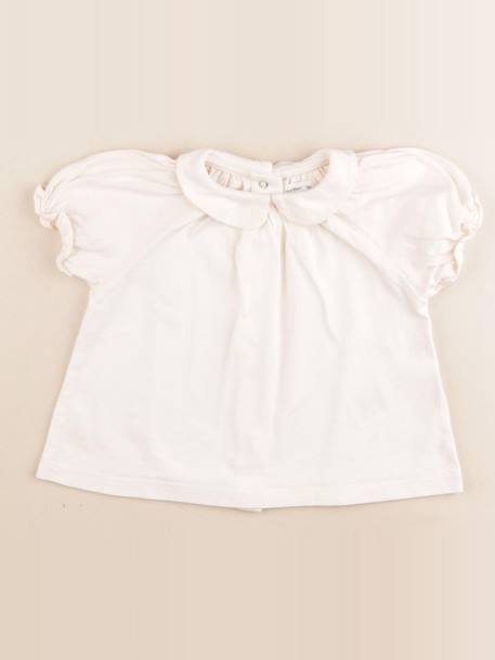Tee-shirt - 12 mois Beige 1 - vertbaudet enfant 