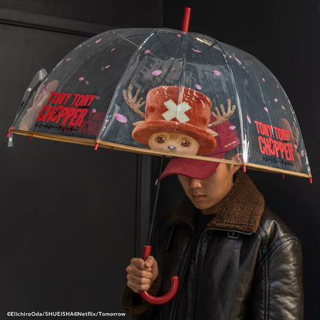 Parapluie transparent tony tony chopper - one piece Red 2 - vertbaudet enfant 