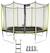 Trampoline ø 430?cm + filet + échelle + kit d'ancrage - jumpi 430 - noir/vert Green 1 - vertbaudet enfant 