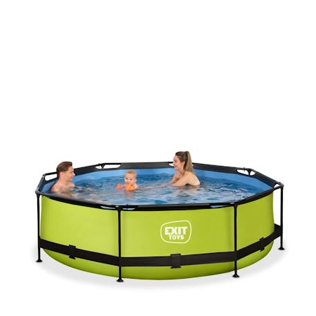 Piscine ronde ø300cm avec pompe filtrante pour jardin Vert 3 - vertbaudet enfant 