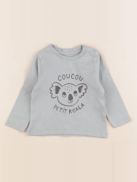 Tee-shirt - 6 mois Bleu 1 - vertbaudet enfant 