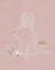 Pyjama bébé en velours brodé lapin Pink 3 - vertbaudet enfant 