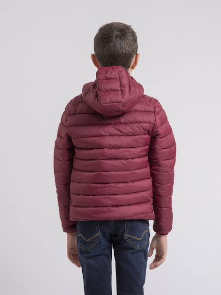 Doudoune légère capuche zilling garçon Green+Grey+Red 10 - vertbaudet enfant 