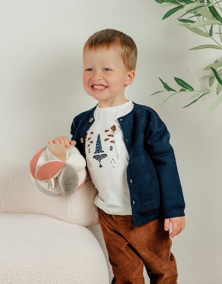 Cardigan en tricot navy Blue 3 - vertbaudet enfant 