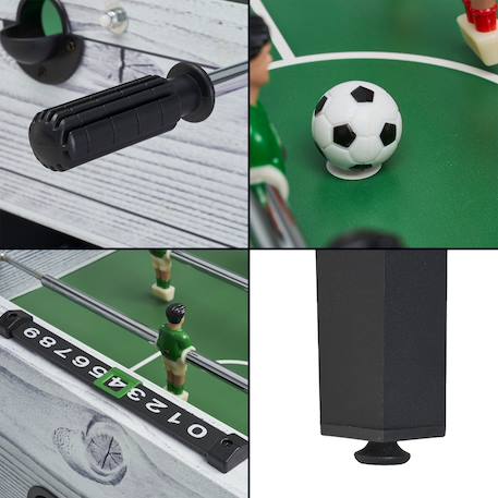 Kangui table de baby-foot d'intérieur enfant - 22 joueurs - 3 balles incluses - 2 à 4 joueurs Grey 4 - vertbaudet enfant 